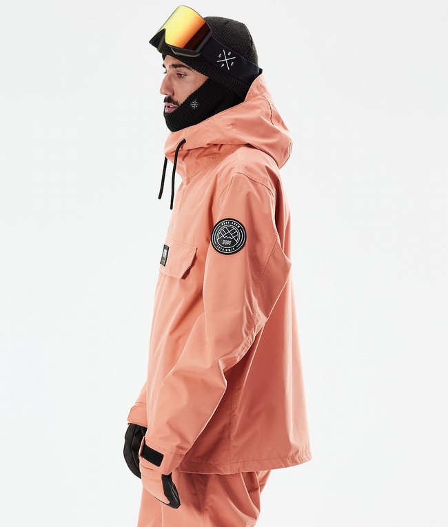 Men Dope Blizzard 2021 Snowboard Jackets Coral | KYRSOUL-16