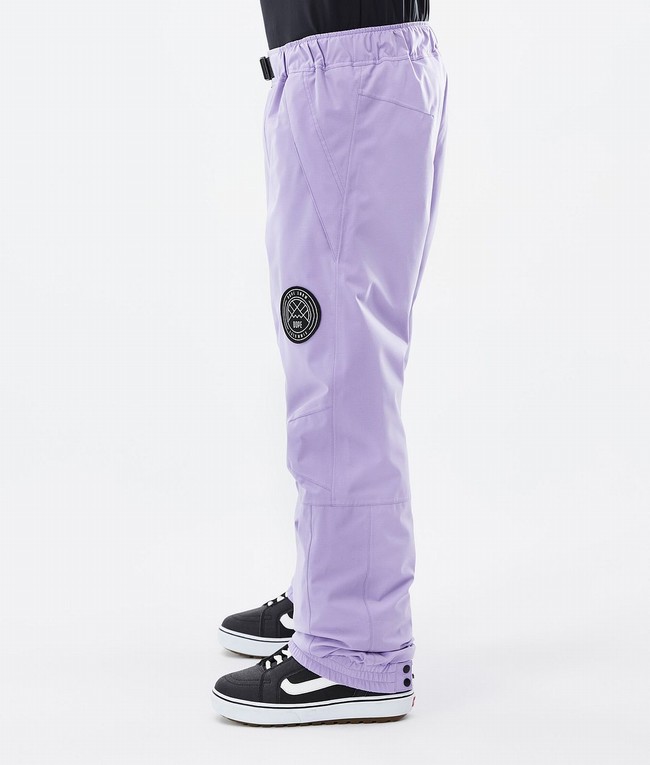 Men Dope Blizzard 2022 Snowboard Pants Purple | HCZDPBJ-58