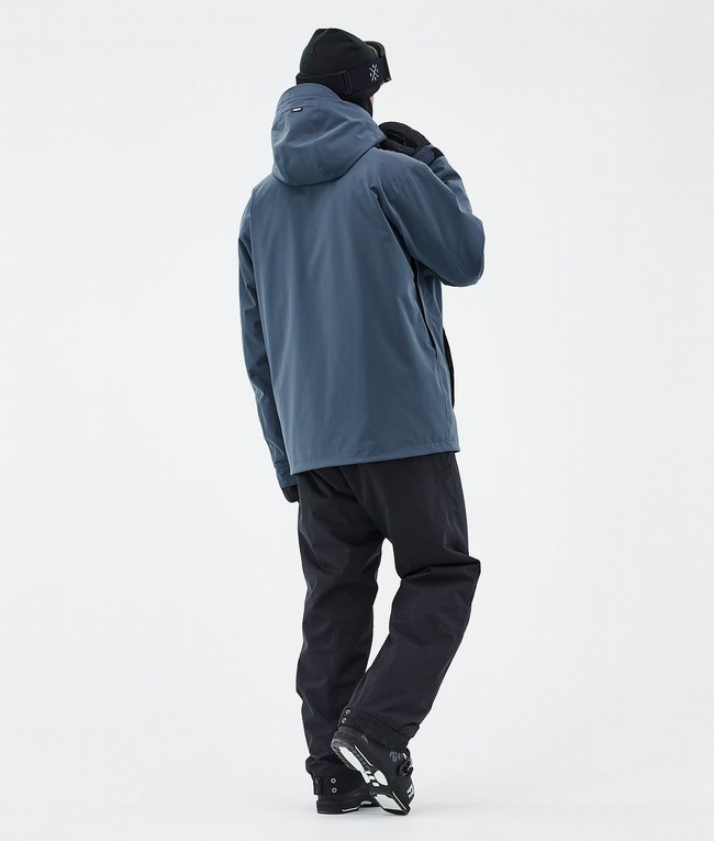 Men Dope Blizzard Full Zip Ski Jackets Blue | OBGHUYK-73