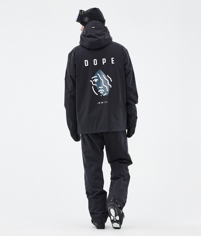 Men Dope Blizzard Ski Jackets Black | JRWMHQX-90