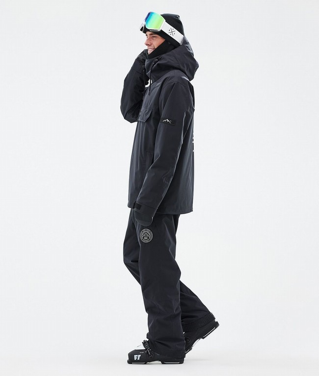 Men Dope Blizzard Ski Jackets Black | QXTGASB-05