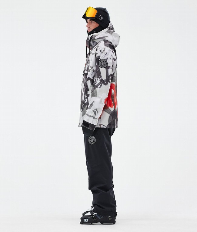 Men Dope Blizzard Ski Jackets Black / Red | THNLCWA-98