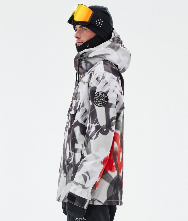 Men Dope Blizzard Ski Jackets Black / Red | THNLCWA-98