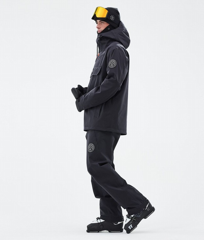 Men Dope Blizzard Ski Jackets Black | WKCUGRY-97