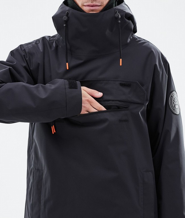 Men Dope Blizzard Ski Jackets Black | WKCUGRY-97