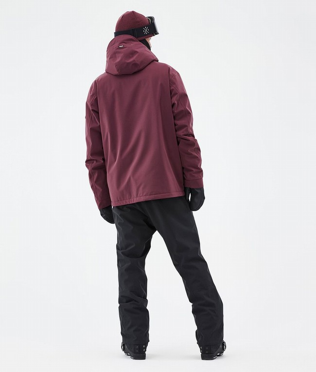 Men Dope Blizzard Ski Jackets Burgundy | LBIYOPV-19