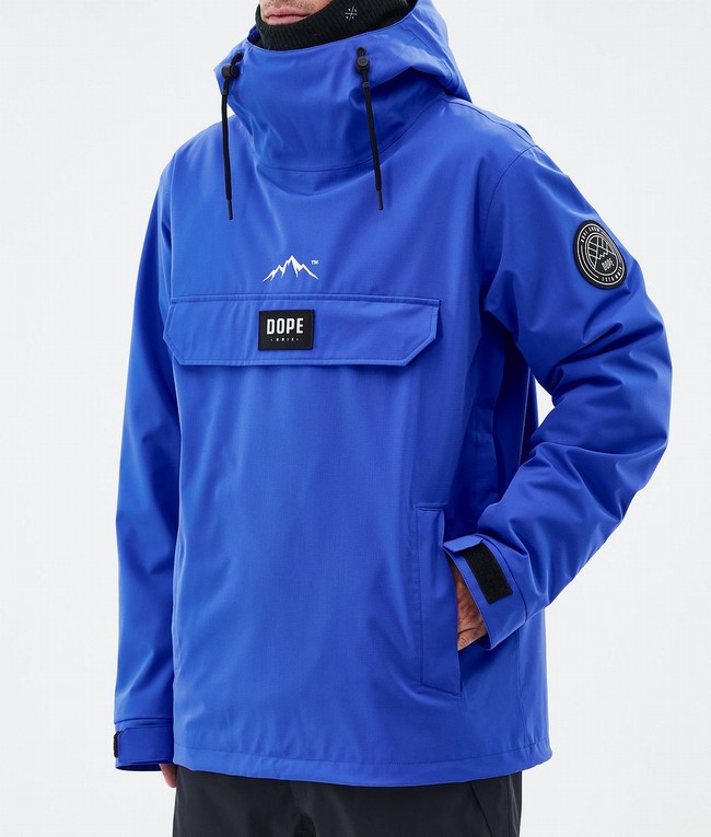 Men Dope Blizzard Ski Jackets Deep Blue | JYDFLXW-23