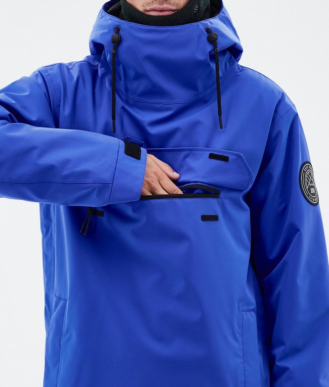 Men Dope Blizzard Ski Jackets Deep Blue | JYDFLXW-23