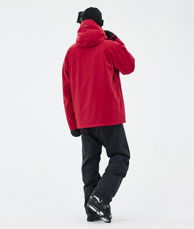 Men Dope Blizzard Ski Jackets Deep Red | LISBYPV-46