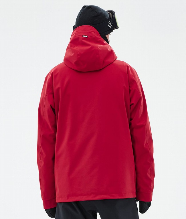 Men Dope Blizzard Ski Jackets Deep Red | LISBYPV-46