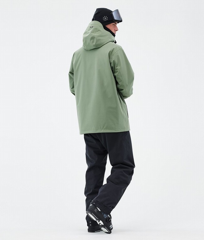 Men Dope Blizzard Ski Jackets Green | OWHAZFL-36