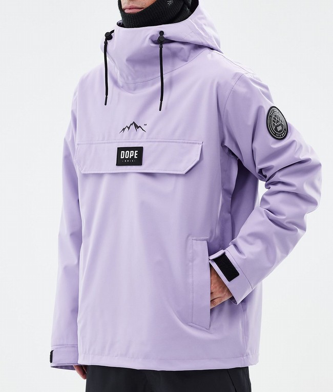 Men Dope Blizzard Ski Jackets Purple | RKFPIEJ-62