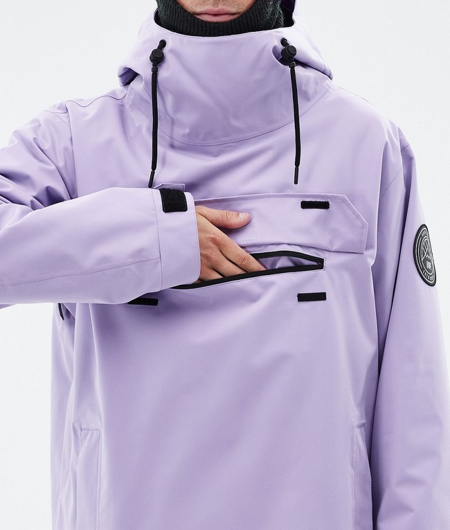 Men Dope Blizzard Ski Jackets Purple | RKFPIEJ-62