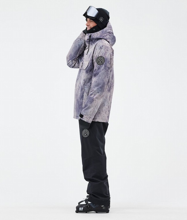 Men Dope Blizzard Ski Jackets Purple | RWGIPSQ-54