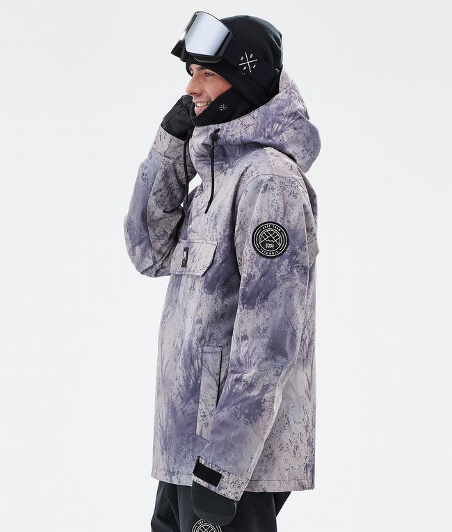 Men Dope Blizzard Ski Jackets Purple | RWGIPSQ-54