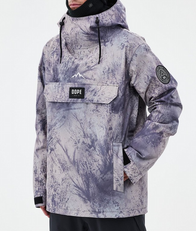 Men Dope Blizzard Ski Jackets Purple | RWGIPSQ-54