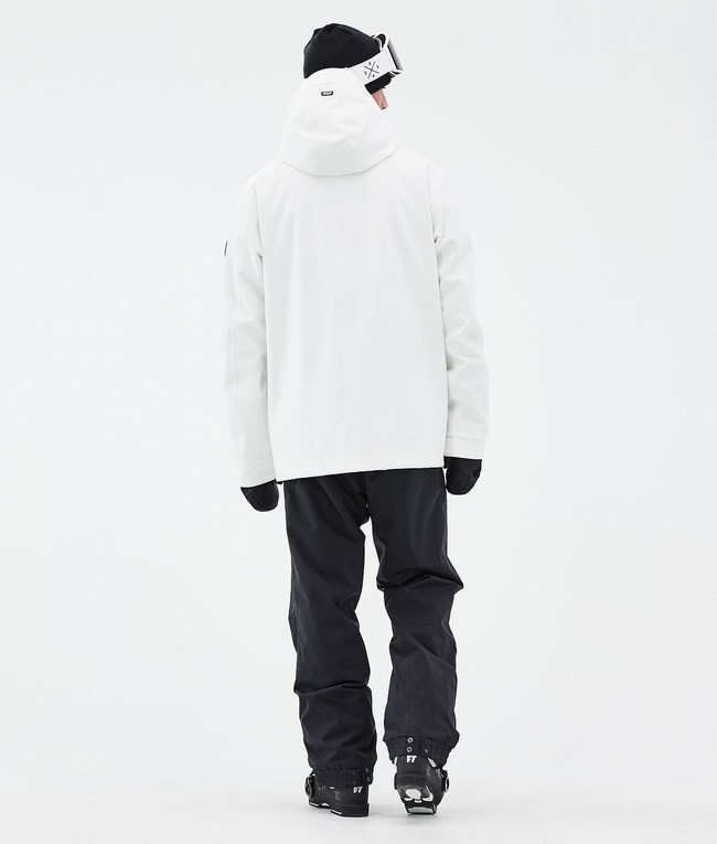 Men Dope Blizzard Ski Jackets White | IKFUJQT-40