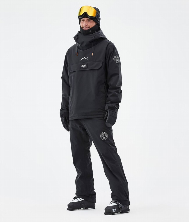 Men Dope Blizzard Ski Pants Black | OSUEIPG-86