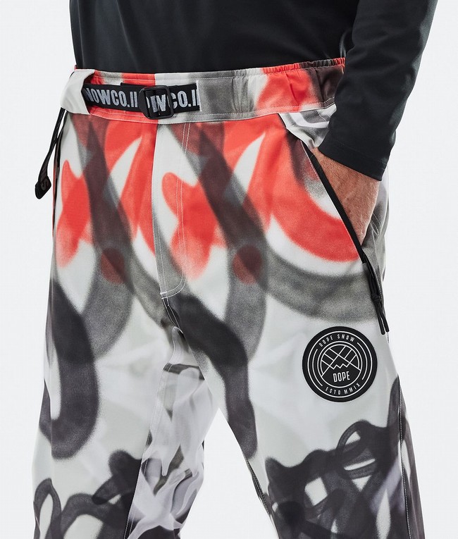 Men Dope Blizzard Ski Pants Black / Red | SVWQLRX-51