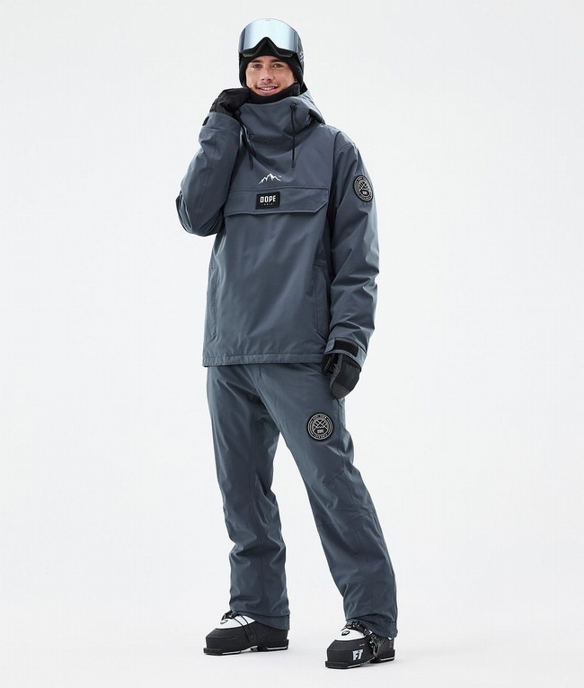 Men Dope Blizzard Ski Pants Blue | GOQUNDK-18