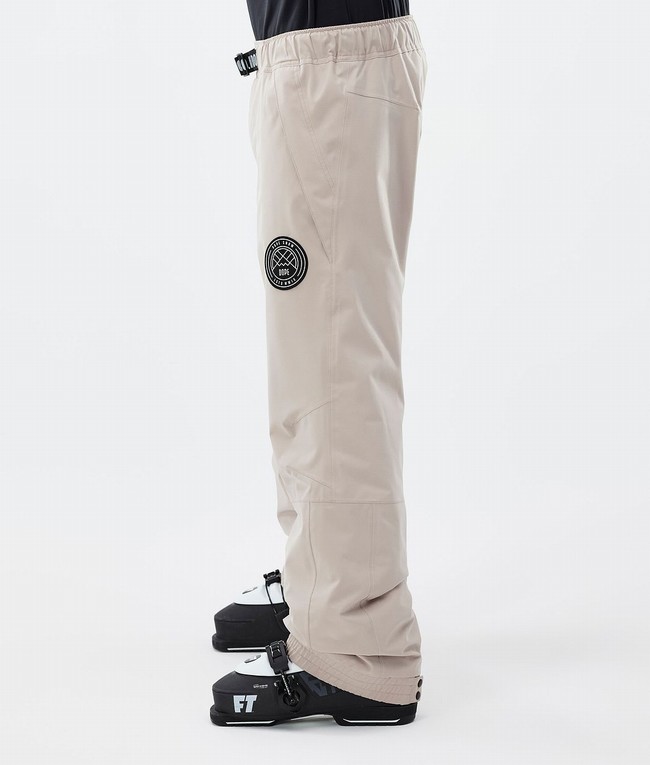 Men Dope Blizzard Ski Pants Brown | PKIQGMZ-26