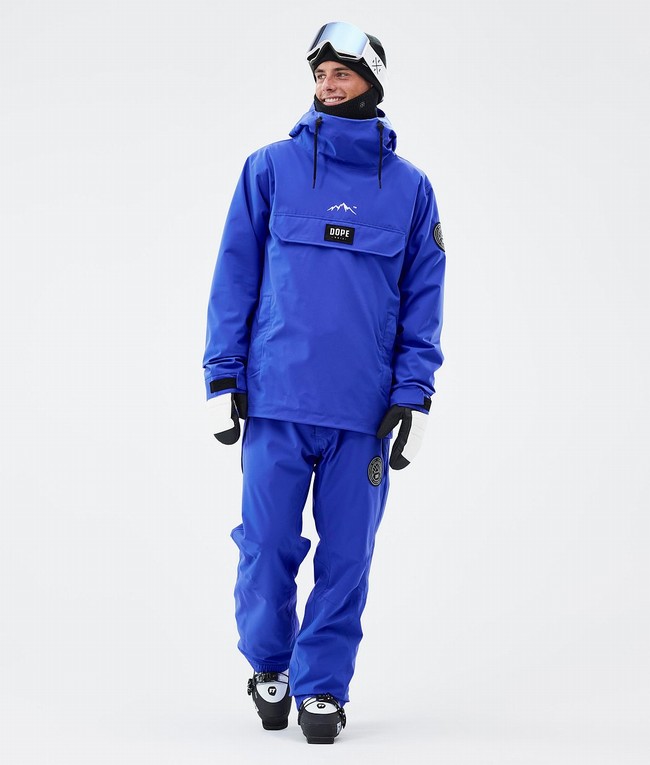 Men Dope Blizzard Ski Pants Deep Blue | NLJGXFT-73