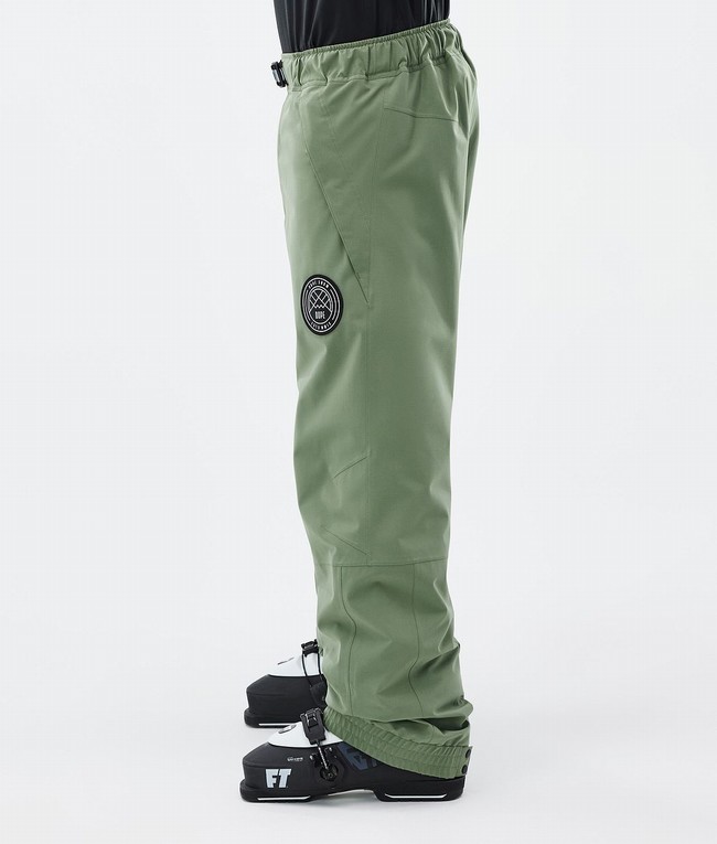 Men Dope Blizzard Ski Pants Green | FNOAGWU-18