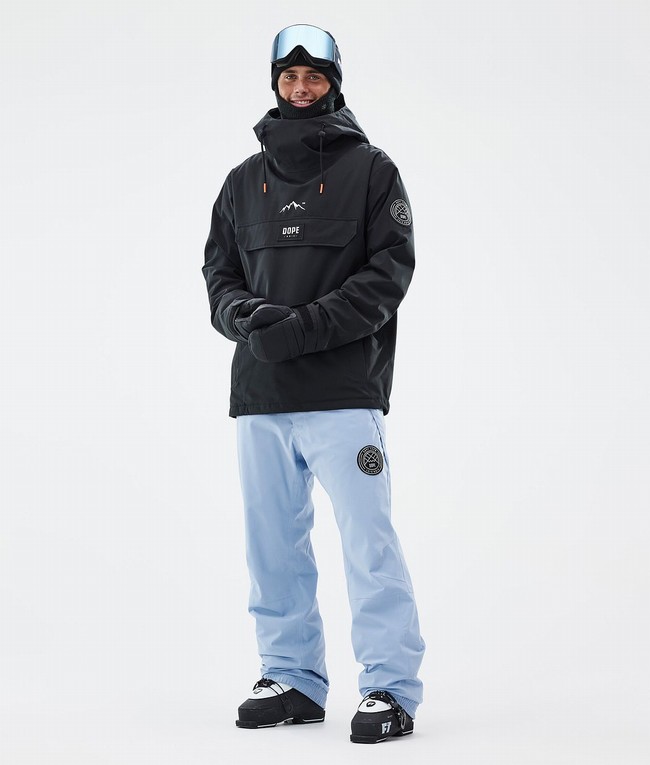 Men Dope Blizzard Ski Pants Light Blue | PILTXVE-37