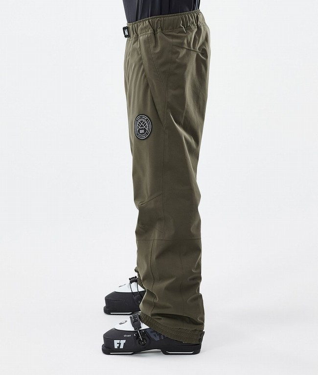 Men Dope Blizzard Ski Pants Olive / Green | TALJBCP-63