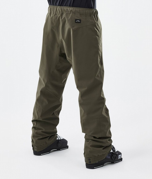 Men Dope Blizzard Ski Pants Olive / Green | TALJBCP-63