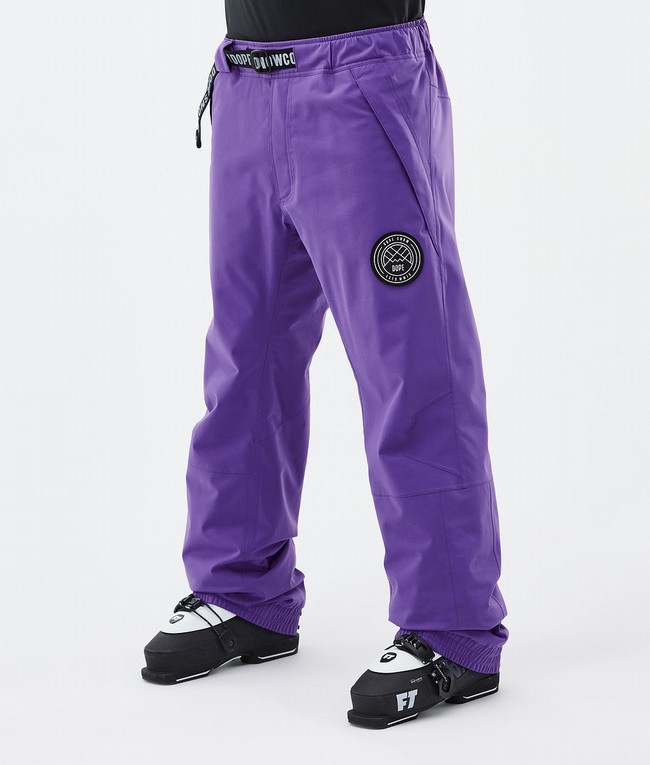 Men Dope Blizzard Ski Pants Purple | EMGFSPX-28