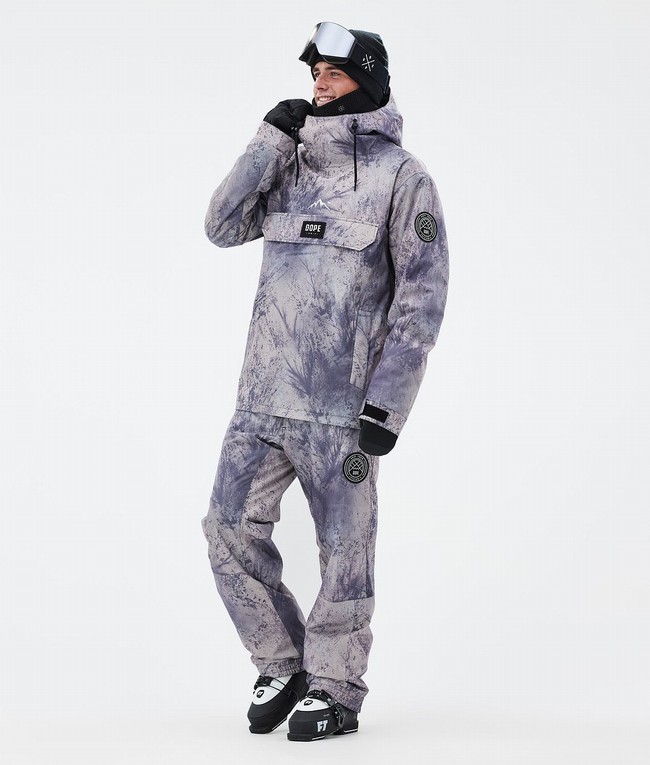 Men Dope Blizzard Ski Pants Purple | HBDGVEL-02