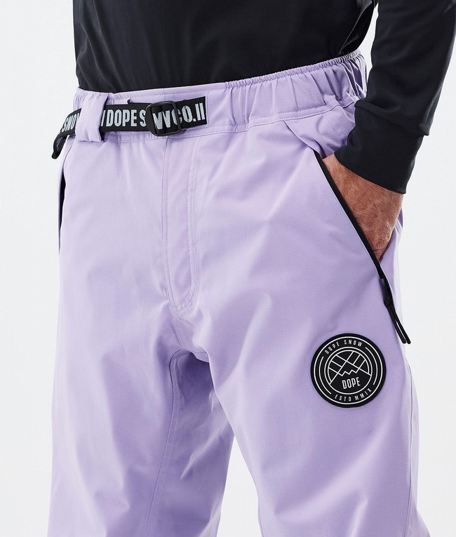 Men Dope Blizzard Ski Pants Purple | IPRNBHD-83