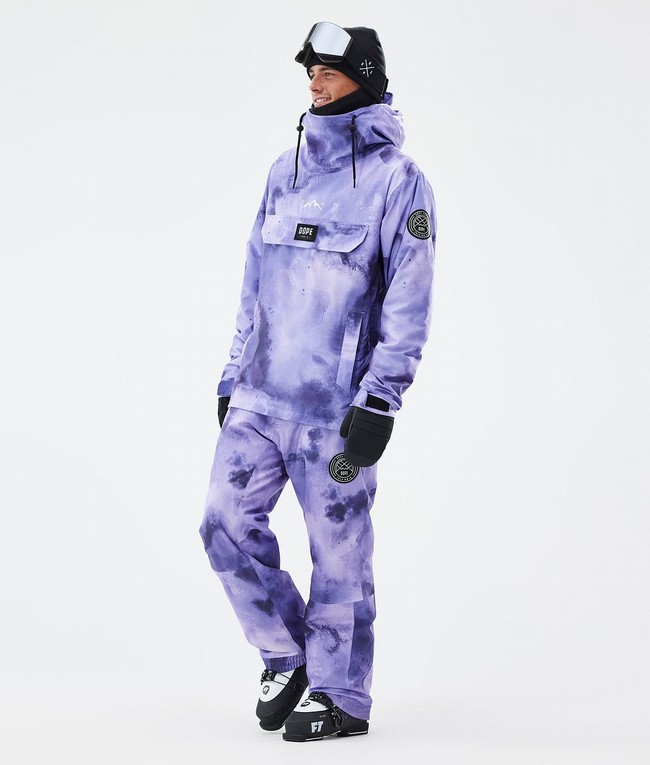 Men Dope Blizzard Ski Pants Purple | YCHZFWG-48