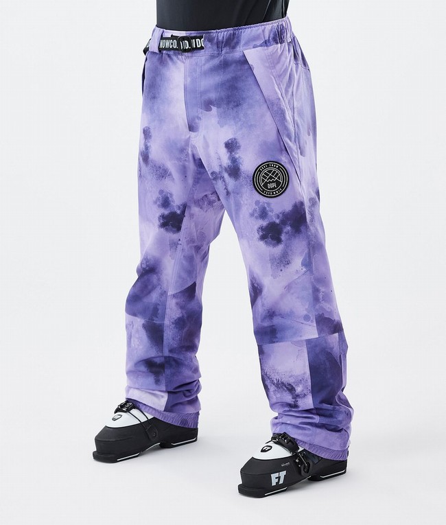 Men Dope Blizzard Ski Pants Purple | YCHZFWG-48