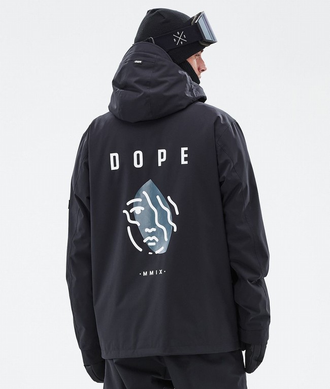 Men Dope Blizzard Snowboard Jackets Black | AHOMZRY-84