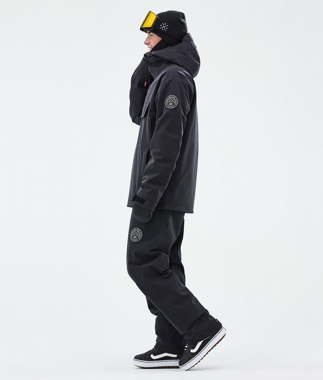 Men Dope Blizzard Snowboard Jackets Black | HRJDYOX-02