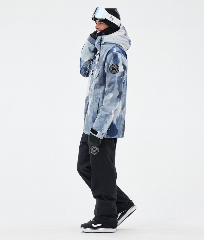 Men Dope Blizzard Snowboard Jackets Blue | ATZDLKR-59