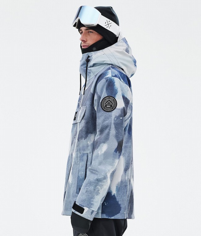 Men Dope Blizzard Snowboard Jackets Blue | ATZDLKR-59