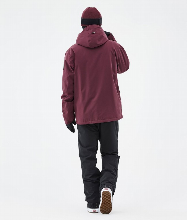 Men Dope Blizzard Snowboard Jackets Burgundy | OLKWPDU-04