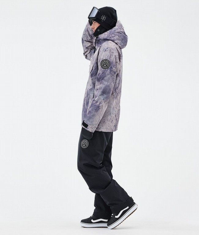 Men Dope Blizzard Snowboard Jackets Purple | SVENWIX-43