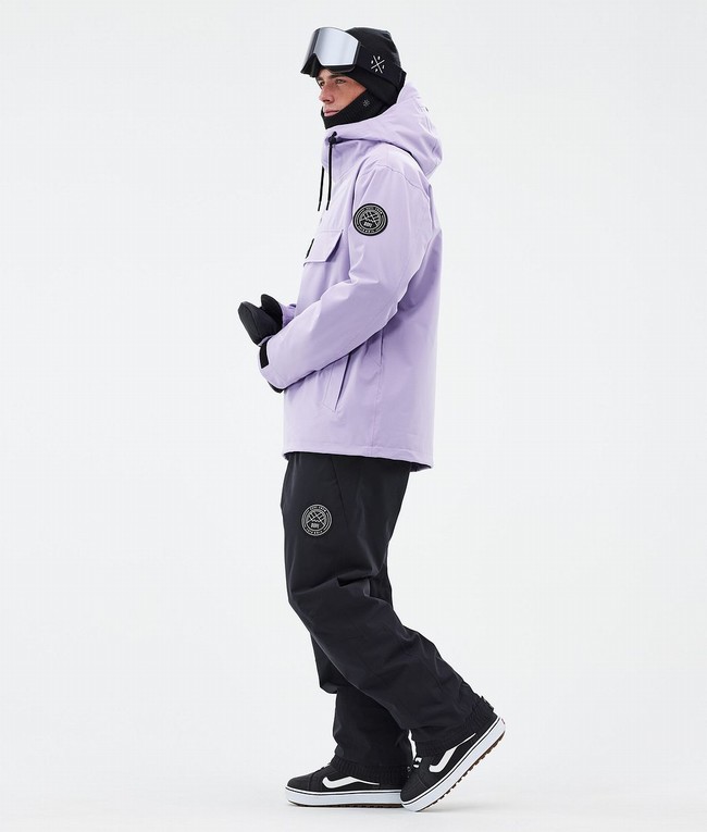 Men Dope Blizzard Snowboard Jackets Purple | EHPJAWS-24