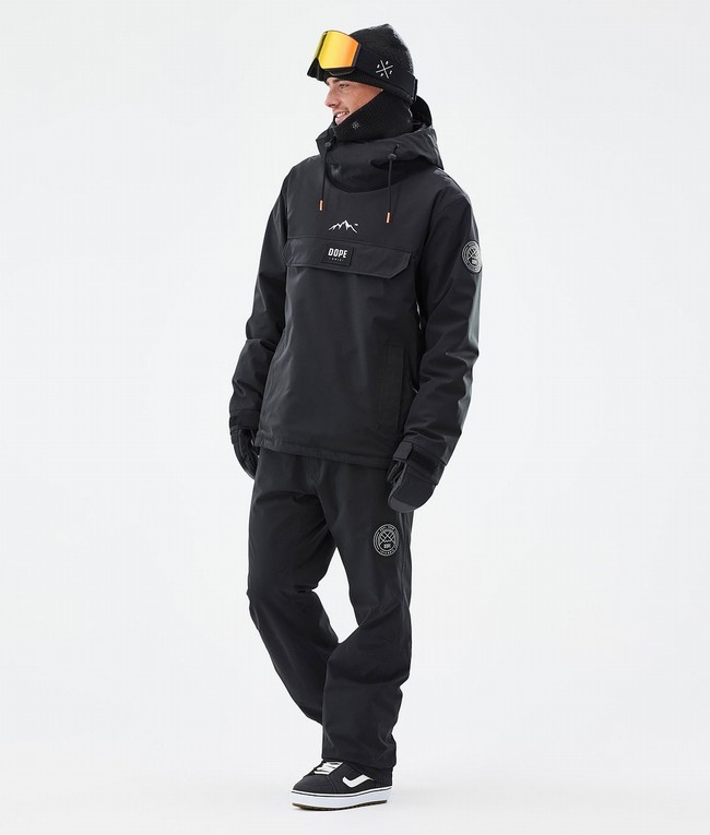 Men Dope Blizzard Snowboard Pants Black | VGIMDES-27