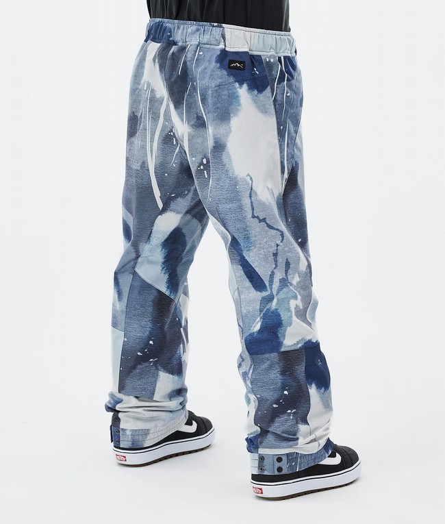 Men Dope Blizzard Snowboard Pants Blue | CSTLONK-92