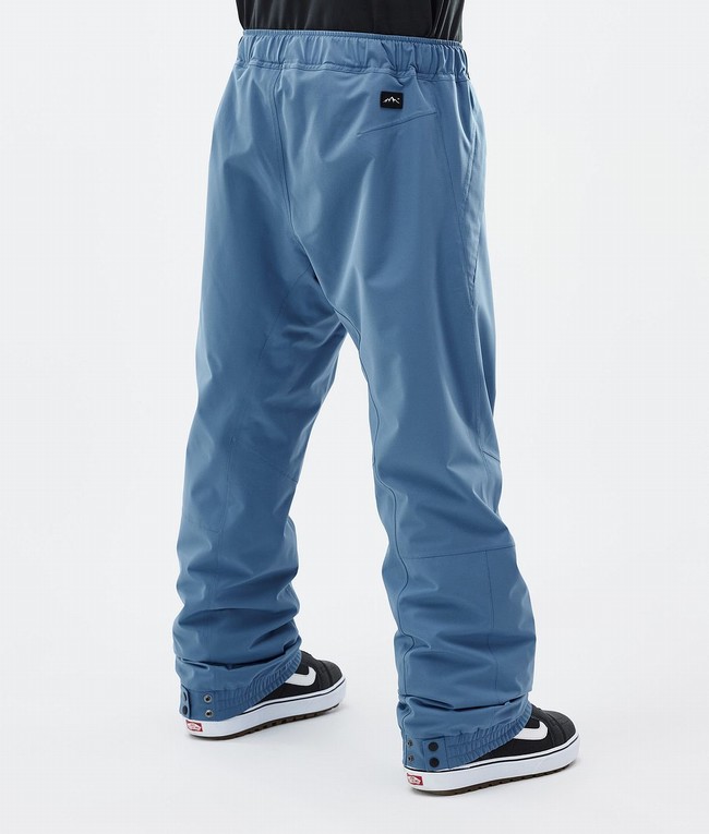 Men Dope Blizzard Snowboard Pants Blue / Grey | OSPJDTN-52