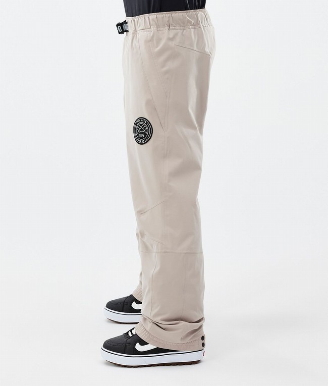 Men Dope Blizzard Snowboard Pants Brown | SPIWHOL-01