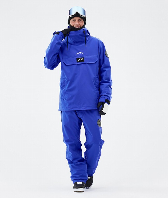 Men Dope Blizzard Snowboard Pants Deep Blue | JWEYRBN-72