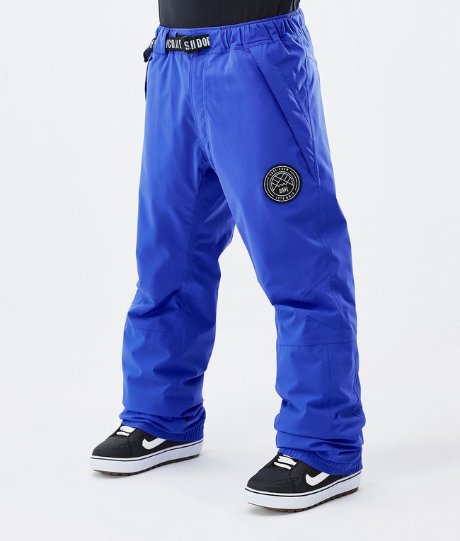 Men Dope Blizzard Snowboard Pants Deep Blue | JWEYRBN-72