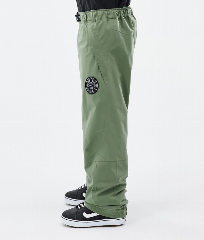 Men Dope Blizzard Snowboard Pants Green | WEUHFQN-13