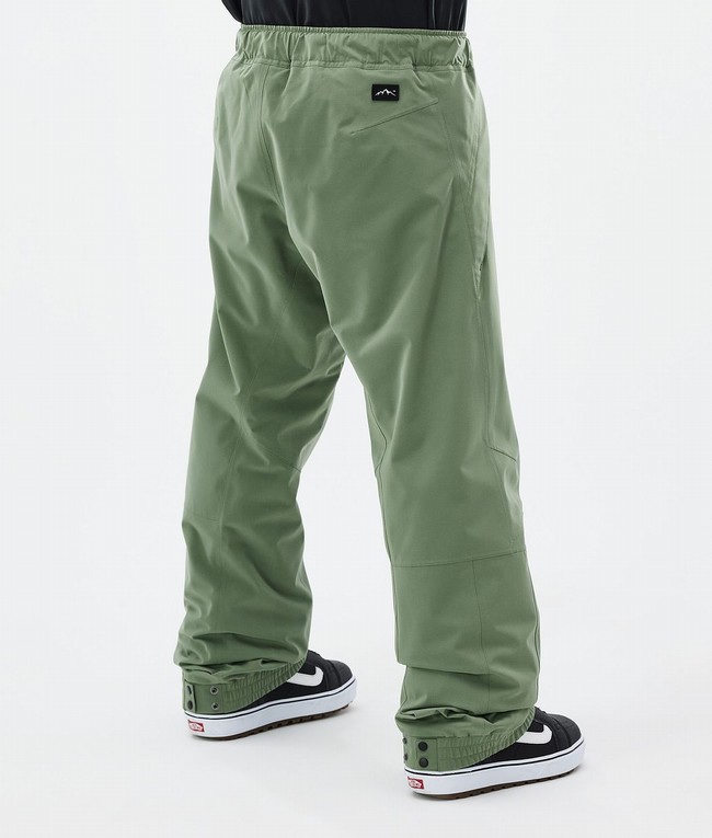 Men Dope Blizzard Snowboard Pants Green | WEUHFQN-13